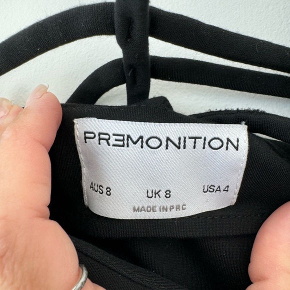 Premonition caged black midi dress - Picture 4 of 4